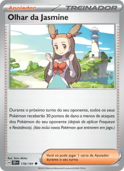 Olhar da Jasmine – Carta Pokémon TCG