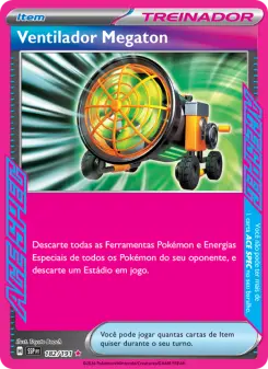 Ventilador Megaton – Carta Pokémon TCG