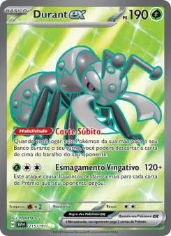 Durant ex – Carta Pokémon TCG