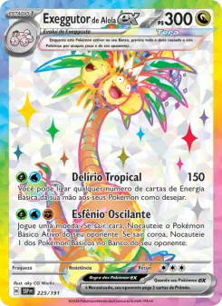 Exeggutor de Alola ex – Carta Pokémon TCG