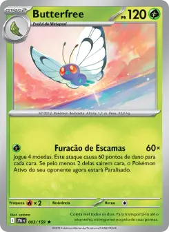Butterfree – Carta Pokémon TCG