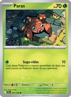 Paras – Carta Pokémon TCG