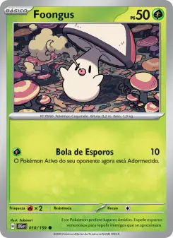 Foongus – Carta Pokémon TCG