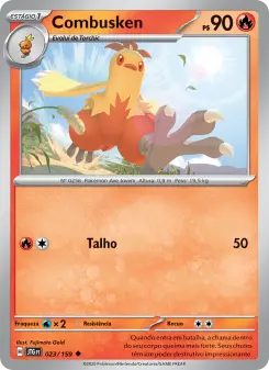 Combusken – Carta Pokémon TCG