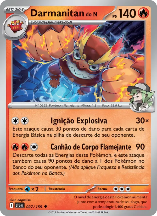 Darmanitan do N – Pokémon TCG