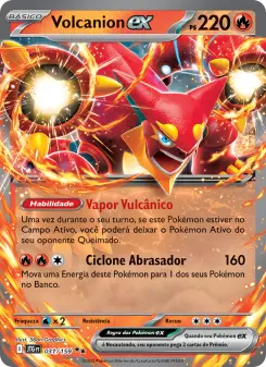 Volcanion ex – Carta Pokémon TCG