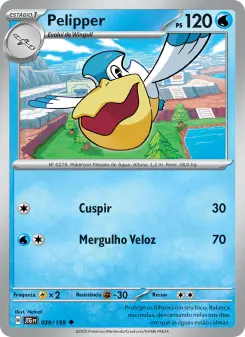 Pelipper – Carta Pokémon TCG