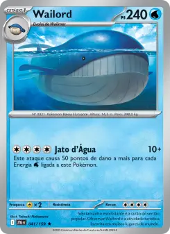 Wailord – Carta Pokémon TCG
