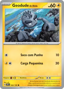 Geodude de Alola – Carta Pokémon TCG