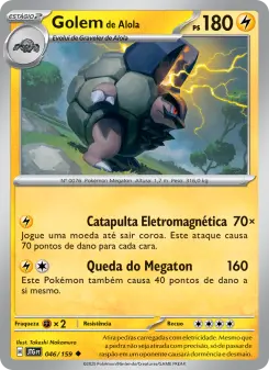 Golem de Alola – Carta Pokémon TCG