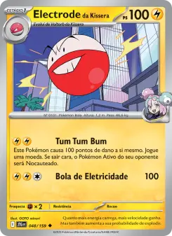 Electrode da Kissera – Carta Pokémon TCG