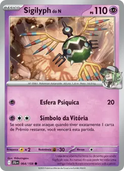 Sigilyph do N – Carta Pokémon TCG