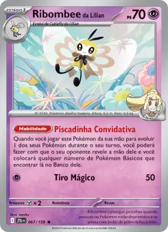 Ribombee da Lílian – Carta Pokémon TCG