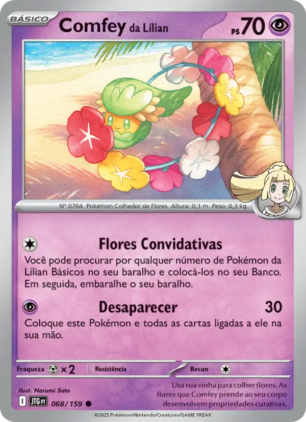Comfey da Lílian – Pokémon TCG