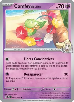 Comfey da Lílian – Carta Pokémon TCG
