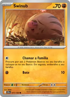 Swinub – Carta Pokémon TCG