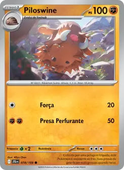 Piloswine – Carta Pokémon TCG