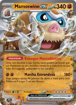 Mamoswine ex – Carta Pokémon TCG