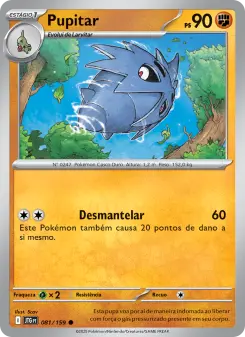 Pupitar – Carta Pokémon TCG