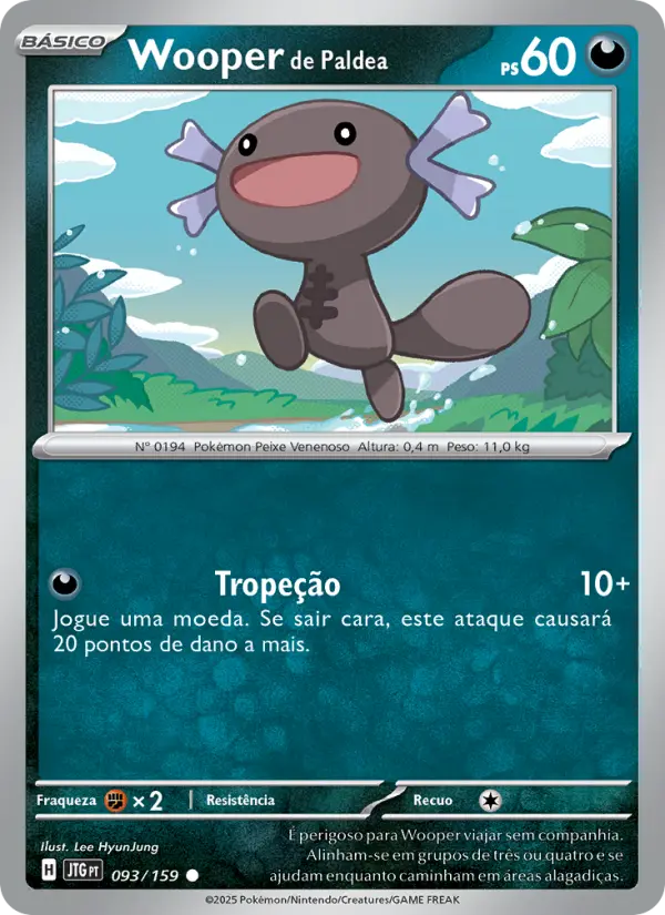 Wooper de Paldea – Pokémon TCG