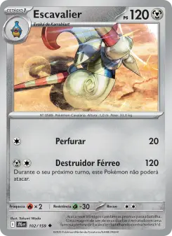 Escavalier – Carta Pokémon TCG