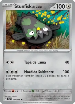Stunfisk de Galar – Carta Pokémon TCG