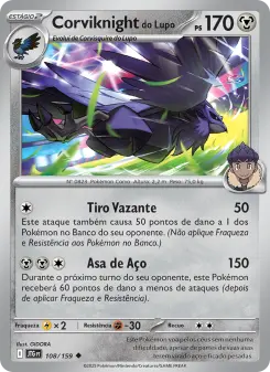 Corviknight do Lupo – Carta Pokémon TCG