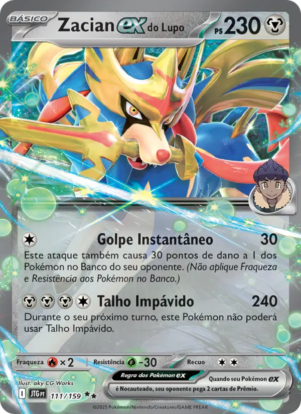 Zacian ex do Lupo – Pokémon TCG