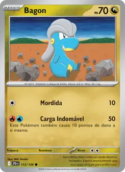 Bagon – Carta Pokémon TCG