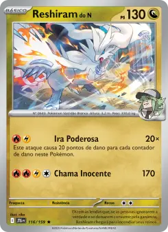 Reshiram do N – Carta Pokémon TCG
