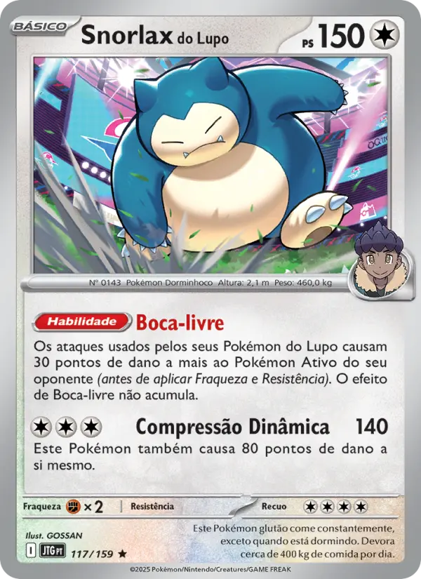 Snorlax do Lupo – Pokémon TCG