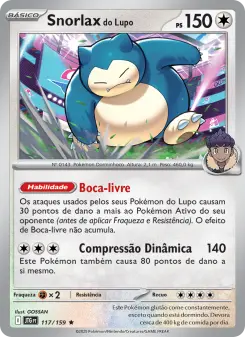 Snorlax do Lupo – Carta Pokémon TCG