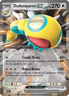 Dudunsparce ex – Carta Pokémon TCG