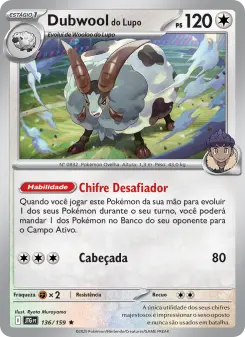 Dubwool do Lupo – Carta Pokémon TCG