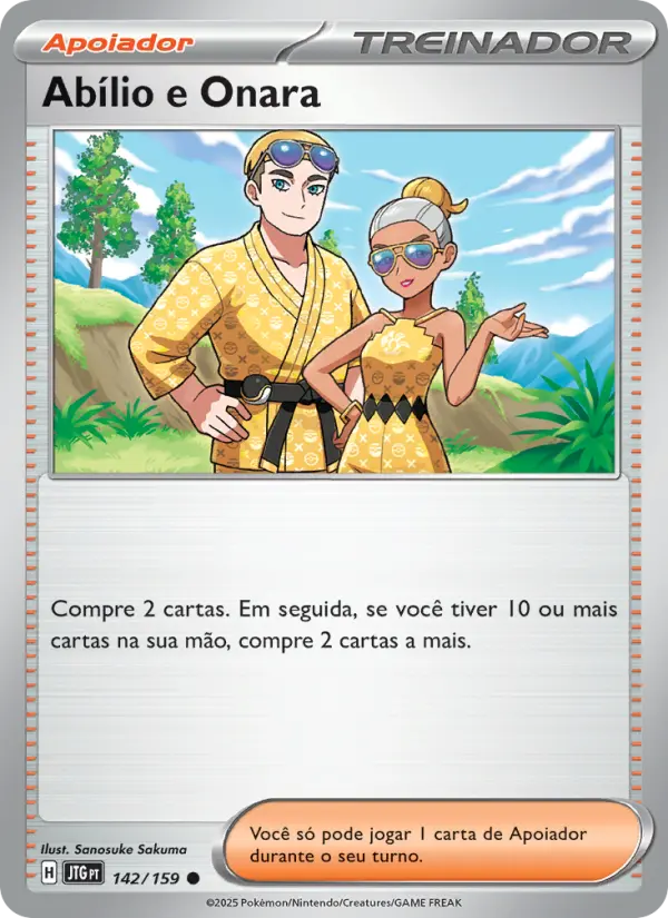Abílio e Onara – Pokémon TCG
