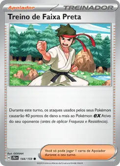 Treino de Faixa Preta – Carta Pokémon TCG