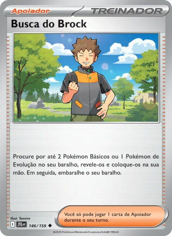 Busca do Brock – Pokémon TCG