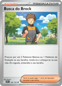 Busca do Brock – Carta Pokémon TCG