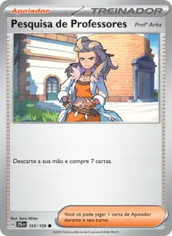Pesquisa de Professores – Carta Pokémon TCG