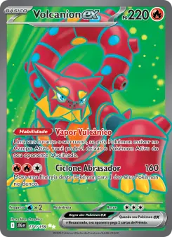 Volcanion ex – Carta Pokémon TCG