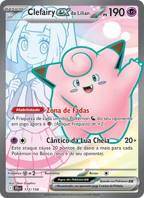 Clefairy ex da Lílian – Pokémon TCG