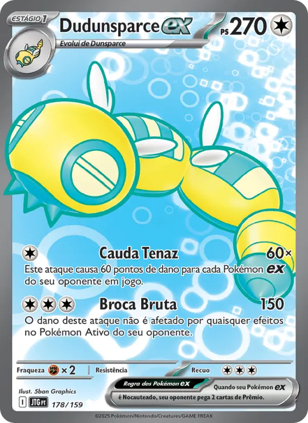 Dudunsparce ex – Pokémon TCG
