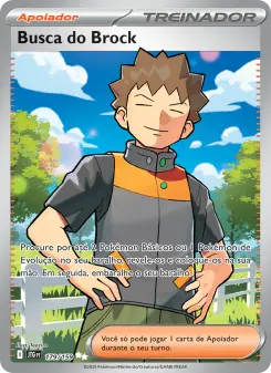 Busca do Brock – Carta Pokémon TCG