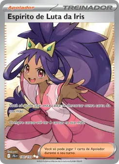 Espírito de Luta da Iris – Carta Pokémon TCG