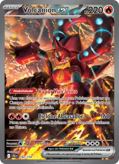 Volcanion ex – Carta Pokémon TCG