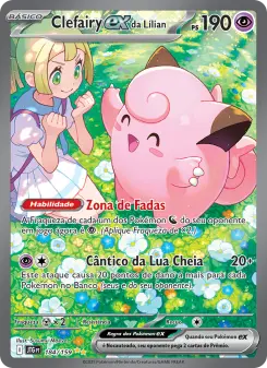 Clefairy ex da Lílian – Carta Pokémon TCG