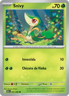 Snivy – Carta Pokémon TCG