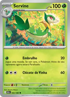 Servine – Carta Pokémon TCG