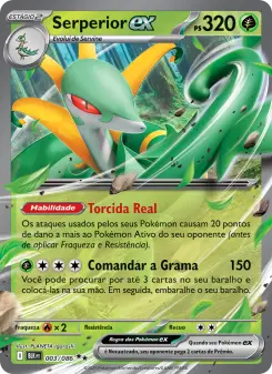 Serperior ex – Carta Pokémon TCG