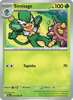 Simisage – Carta Pokémon TCG
